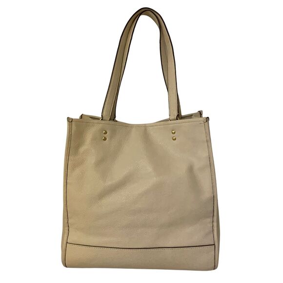 Coach 1921 Pebbled Leather City Tote Chalk Ivory Shoulder Bag Large Purse - Picture 3 of 13